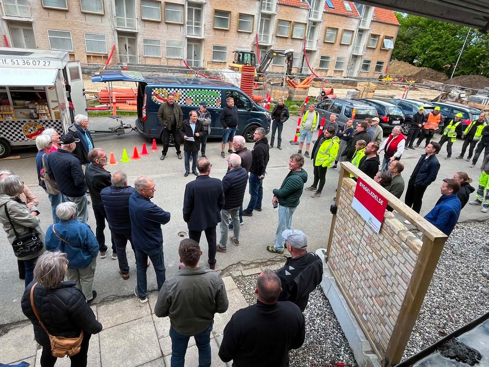 Rejsegilde markerer fremdriften i renoveringen af Rosenparken