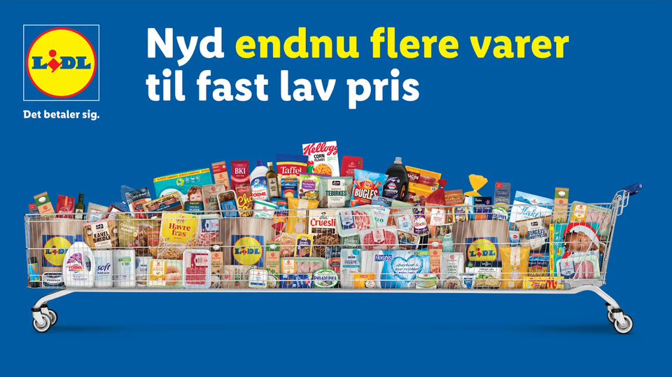 Lidl sænker priserne på over 100 varer – hver fjerde dansker har ændret indkøbsvaner